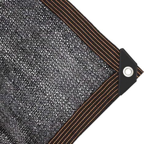 Filet D'ombrage Noir, 96% D'ombrage , Avec Bordure Perforée, Utilisé Pour Jardin, Piscine, Poulailler, Chenil, Serre (2m×3m) (1/5)