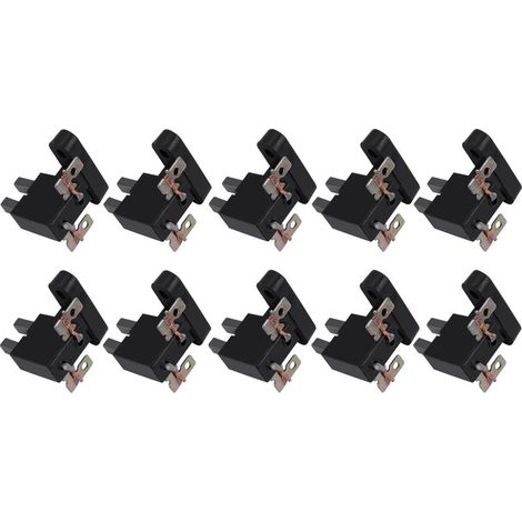 10 Pièces Balais Charbons Universels pour Générateur 4KW 5KW 7KW - Jeu de Balais de Rechange (1/5)