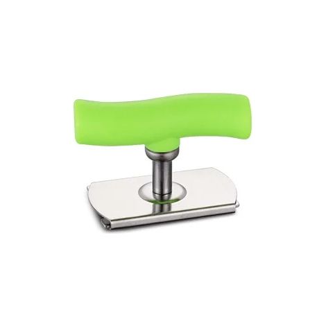 Ouvre-bocal réglable en acier inoxydable, couvercle, décapsuleur, accessoires de cuisine, ouvre-boîte 3-9,5 cm (vert)