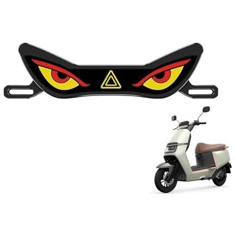 Fanale posteriore a LED impermeabile a forma di occhio per moto, ideale per strada, di notte, da turismo, fuoristrada e per feste di compleanno. (1/5)