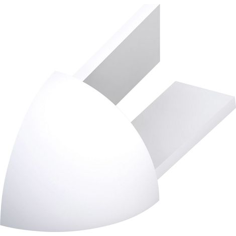 alfer Aussenecken 11.5 mm 11.5 mm PVC (Kunststoff) glatt brillantweiss Fliesenschienen (1/2)