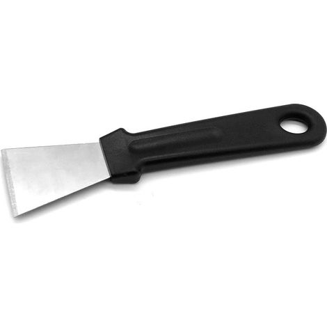 Sollbry Espátula multifunción para limpieza de cocina (2 unidades), raspador de acero inoxidable para suciedad incrustada, descongelador de frigorífico/congelador, raspador de hielo, herramienta para  (1/3)