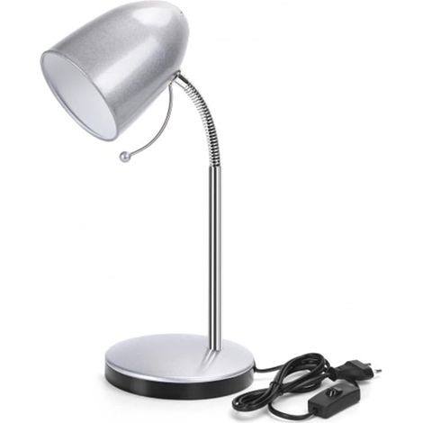 Lampe de bureau, lampe de bureau rétro sans ampoule, flexo pour lire, étudier, flexo de bureau compatible avec les ampoules LED E27, 240V max, flexo pour travailler, lire et plus (1/5)