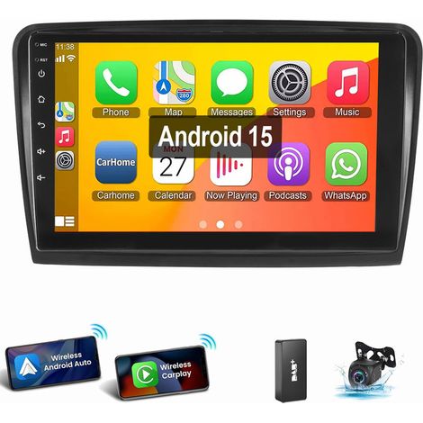 Autoradio Android Apple CarPlay GPS WIFI pour Skoda Superb II 2008-2015 1+32G DAB CAM (1/5)