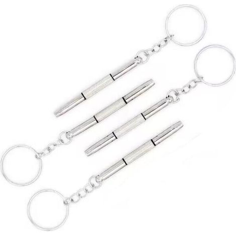 4 pcs Mini Tournevis à Lunettes Tournevis Tournevis à Lunettes 3 en 1 Kit de Réparation de Lunettes Mini Tournevis Kit de Réparation de Lunettes (1/5)