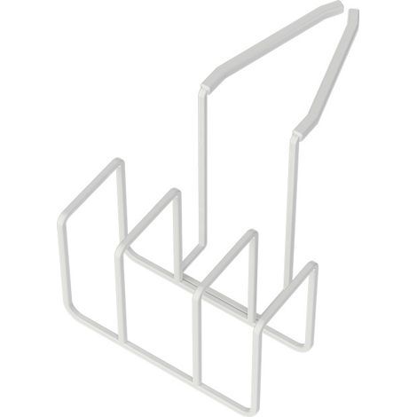Égouttoir blanc pour évier avec 1 support pour tampon à récurer Égouttoir multifonctionnel pour éponges (1/5)