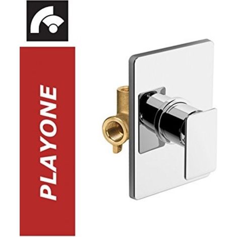 Miscelatore rubinetto playone 85 doccia incasso cromo - fir italia (1/2)