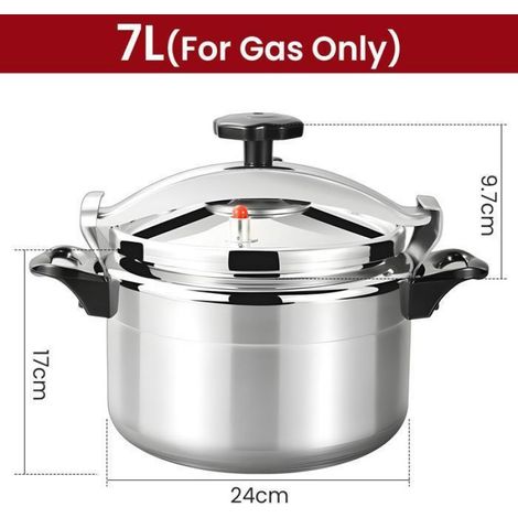 Autocuiseur - Alliage D Aluminium - Pour Cuisiniere A Gaz - 7 L (1/5)