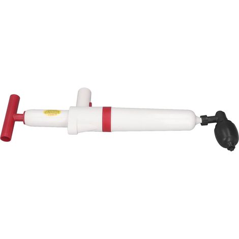 Leistungsstarker Toilettenreiniger, manuelle Druckluftpumpe, Hochdruck-Entstopfungsgerät, effektiver Reiniger für Rohre und Waschbecken. (1/5)