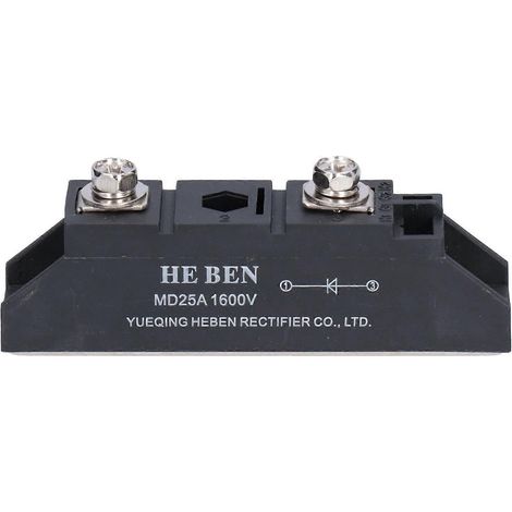 Gleichrichterbrücke 25A 1600V Elektronisches Bauteil Zubehör für Druckermotor MD25A