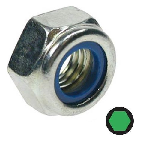 Unifix Class 6 Nylon Insert Nuts T Type DIN 985 BZP - M6 x 1.00