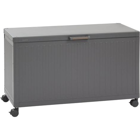 Cassetta portaoggetti edenio graphite s 130 x 60,4 x 78 cm in alluminio  - Hespéride