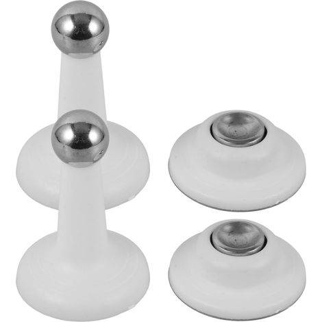 Set di 2 fermaporta in silicone per camper, resistenti all'usura, impediscono la chiusura improvvisa, con staffa in acciaio inossidabile, per porte d'ingresso di camper. (1/5)
