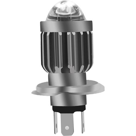 Ampoule de phare de moto 12-80V, faisceau haut/bas, projecteur LED, lumière jaune/blanche pour motos et véhicules électriques (1/5)
