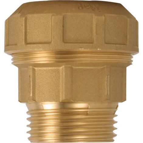 15PZ RACCORDO DIRITTO IN OTTONE ATTACCO MASCHIO Art. 715 mis. 3/4x25