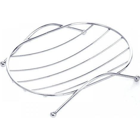 Juego de 2 jaboneras de acero inoxidable con forma ovalada, duraderas para ducha, baño y cocina (1/5)