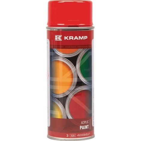 Pintura rojo de se帽alizaci贸n RAL 3020 aerosol 400 ml UNIVERSAL 302004KR (1/3)