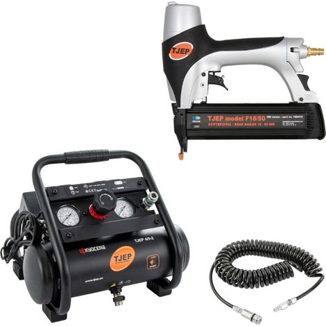 TJEP Pack Compresseur + cloueur de finition F18/50 (1/5)