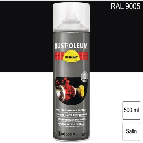 Rustoleum Hard Hat vernice spray nero satinato 500 ml