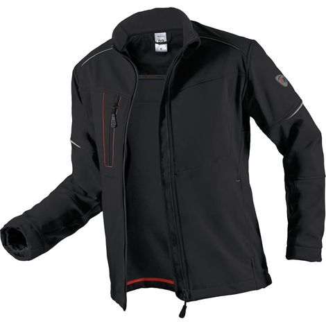 Softshelljacke 1868 572, Gr. 2XL, schwarz (1/2)