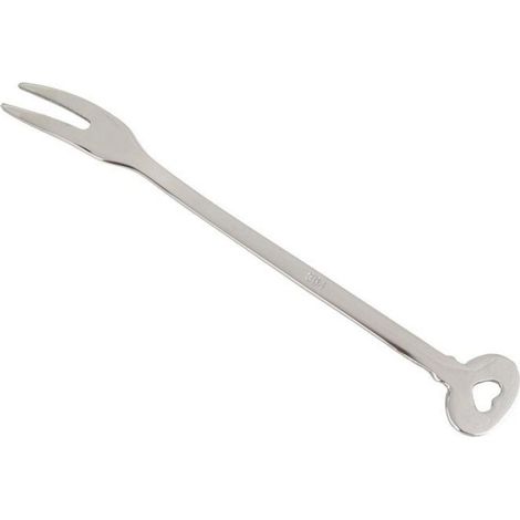 Fourchette à salade - - Mini cœur - Acier inoxydable - Ergonomique - Antirouille (1/5)