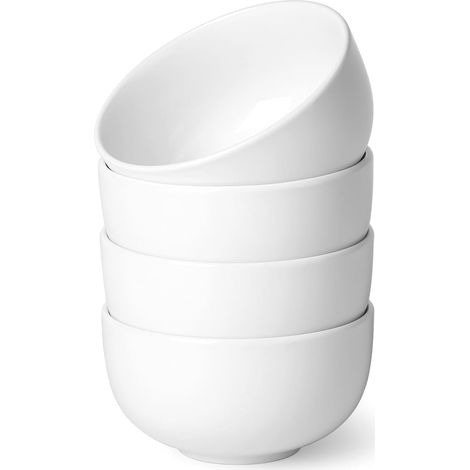 Bol en céramique 350 ml – blanc, polyvalent et sûr