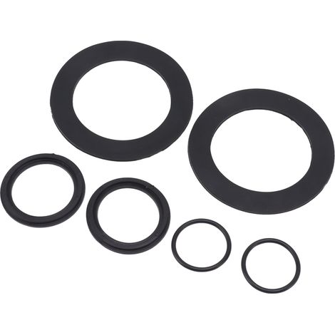 Kit de 6 rondelles et joints toriques 25076RP en caoutchouc de rechange pour les valves à piston de piscine Intex 10745, 10262 et 10255