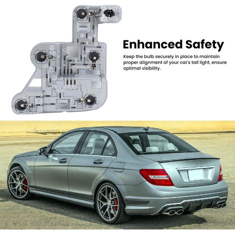 Presa per luce posteriore con cablaggio per Mercedes-Benz Classe C W204 C250 C300 C350 C63 AMG (1/5)