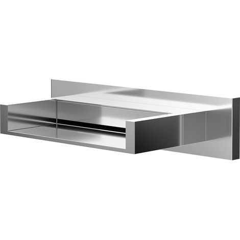 Wholesale Domestic Polished Chrome Wall Mounted Square Wide Waterfall Bath Spout