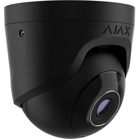 AJAX TurretCam 8MP PoE IP-Kamera 2,8mm KI IR 50m Schwarz 64928.197.BL1