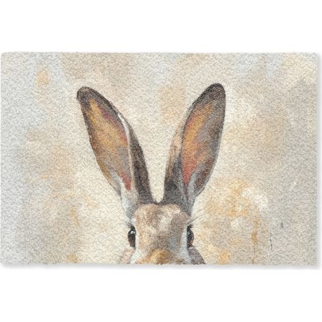 ZERBINO Lepre - Orecchie - Marrone 60x40 cm (1/5)