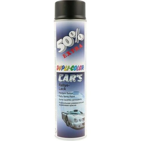 DUPLI-COLOR - Peinture spray pour jantes Car's Noir mat - aérosol de 600ml - 693878