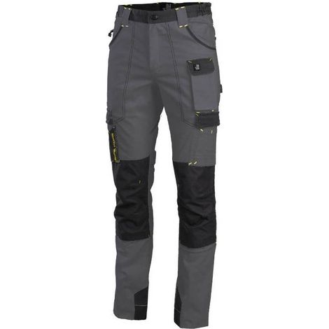 Pantalon de Travail Cary - Taille 40 - Gris - Résistant et Confortable - D-Work