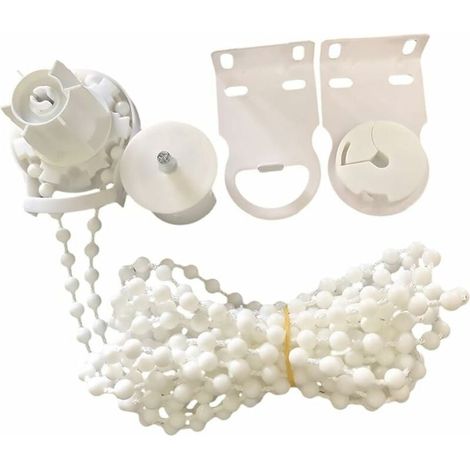Cordon de Chaîne Perlé Vertical avec Clips de Connexion Chaîne de Store pour Stores à Enrouleur Et Stores Verticaux-LIAIKI (1/5)