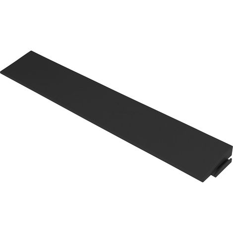 Rampe Clipsable pour Dalle Plastique Noire 12mm - Dimensions 30x5,5 cm - Usage Intensif Extérieur
