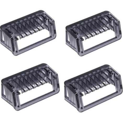 4er-Pack Philips CP0364 3-mm-Rasierkämme, kompatibel mit den Rasierern QP2520, QP2521, QP2522, QP2530, QP2531, QP6510, QP6520 und OneBlade Pro.
