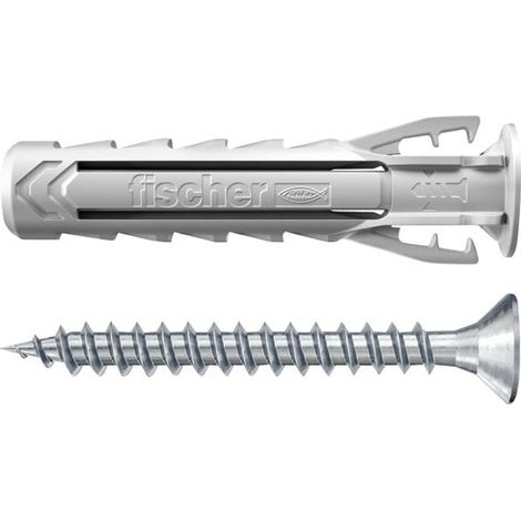 Nylon-Dübel Sx Plus 5x25 mit Schraube, Blister X25 - Fischer