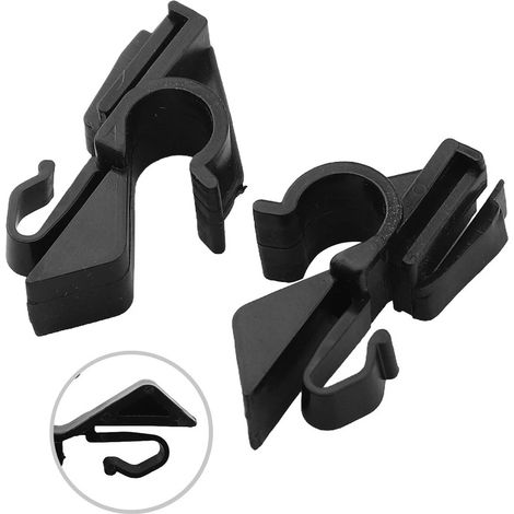 Une paire de clips de boucle de porte-bagages arrière Fiat, 71719952 et 71719953. (1/5)