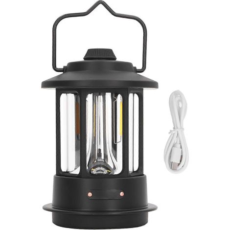 Tragbare, wasserdichte Campinglampe mit 5-170 Lumen, ergonomischem Design mit Metallgriff, ideal für den Einsatz im Freien und für stimmungsvolle Abende. (1/5)