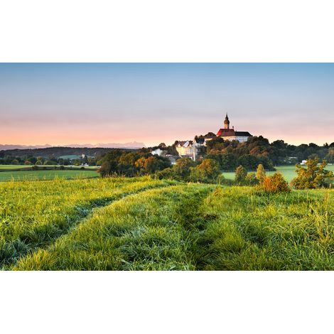 Papier peint panoramique naturel Céleste (1/4)