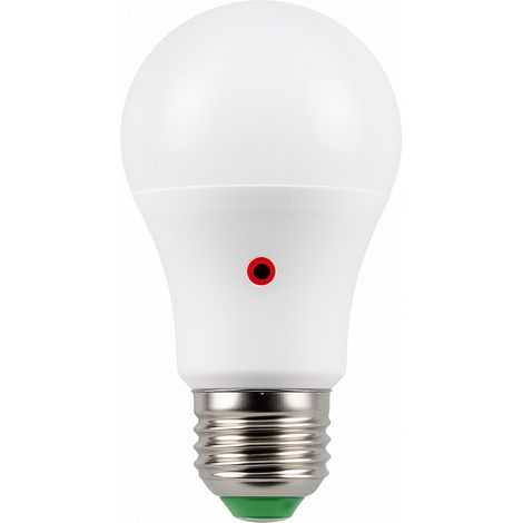 Lampadina Led 9W E27 Con Doppio sensore Crepuscolare Accende e Spegne da solaLuce Neutra Naturale 4200k