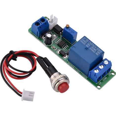 Einstellbarer 12V-Gleichstrom-Timer mit Zeitverzögerungsrelais (1 bis 10 Sekunden) (1/5)