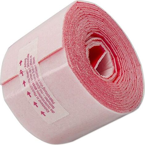 PE-Schaum-Wickelband selbstklebend - rot - Breite 70 mm - Dämmschichtdicke 2 mm - Länge 3,6 m - 5 Stück Sparpack L
