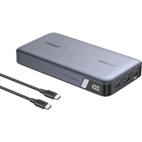 Power bank Ugreen PB205 25 000 mAh 145W PD 3.1 Gris