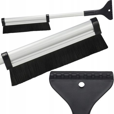Raschietto per vetri dell'auto spazzola per rimuovere la neve telescopica 41-61cm (1/5)
