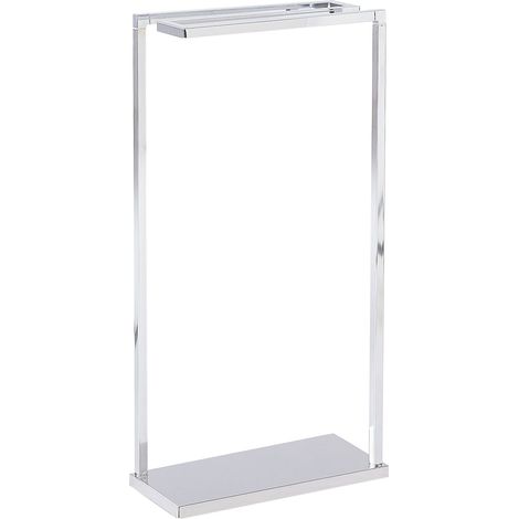 Accessori per il bagno portasciugamani in acciaio a 3 aste argento lucido Garcitas (1/5)