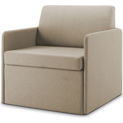 Dag Schlafsessel aus wasserfestem Stoff T13 78 cm beige