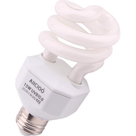 x 15W E27 Hochleistungs-UVB-Lampe für Wüsten-Reptilien-Terrarium (1/5)