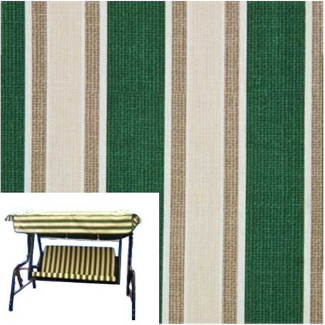 Floralcasa Cuscino Telo Multiriga Verde Dondolo Xtra 3 Persone (1/2)