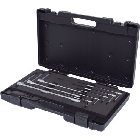 KS Tools 3-Wege T-Griff-Innensechskant-Schlüssel-Satz, 8-tlg